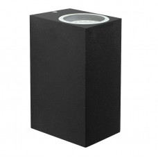 Φωτιστικό Τετράγωνο Διπλής Κατεύθυνσης 2xGU10 230V Polycarbonate IP54 Γραφίτη 3-0700211